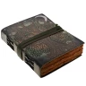 Leather Journal with Printed Tree of Life under Sky Full of Stars